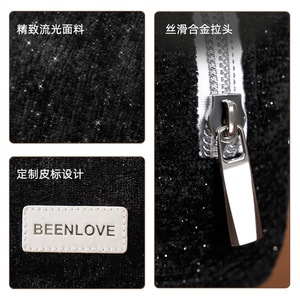 Beenlove Cosmetic <b>Pouch</b> Portable Makeup Storage Bag For Travel And Daily Use - Product Image 4