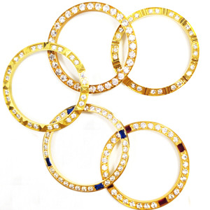 Accesorios para Relojes, <span class=keywords><strong>Bisel</strong></span> <span class=keywords><strong>de</strong></span> Acero Inoxidable con Zirconia Tipo Madera <span class=keywords><strong>de</strong></span> 26 mm, Compatible con el Modelo 69173 - Product Image 4