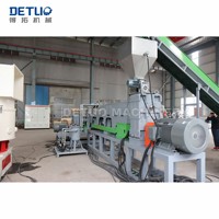 Machine d'extrudeuse à vis simple de type compact, appareil en plastique pour fabrication de granulés, volume ml