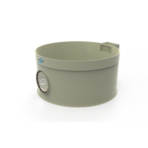 Fabrieks prijs aquacultuur apparatuur op maat gemaakte ronde plastic PP visbak voor RAS aquacultuur OEM watercirculatie ontwerp - Product Image 3