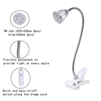 Lampes de culture LED Joystar à 4 têtes pour plantes d'intérieur en pleine floraison avec trépied réglable de 57 pouces et minuterie 4/8/12H