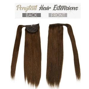Queue de Cheval à Tisser en Cheveux Humains 100% Vierge Remy Européens, Naturellement Lisses Blondes 18", Trame Simple Sans Chute - Product Image 5