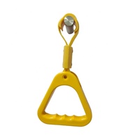 Poignée de maintien pliable en plastique jaune pour véhicules, bus et autocars