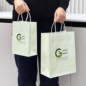 Bolsas de Papel Kraft para Regalo, Personalizadas, Ecológicas, Biodegradables, con Asas Retorcidas, para Compras al por Mayor - Product Image 4