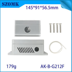 กล่องพลาสติกพีซีแบบขึ้นรูป ขนาด 145*91*56.5 มม.  มีรูเจาะสำหรับติดตั้ง  กันน้ำระดับ IP65 พร้อมแหวนซีลและสกรู - Product Image 6