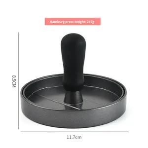 Presse à viande manuelle en aluminium avec revêtement antiadhésif pour la cuisine à domicile, hamburgers et galettes de viande <span class=keywords><strong>maison</strong></span> - Product Image 4