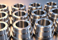 HENGLI OEM Piezas de Acero al Carbono Mecanizadas por CNC, Componentes de Brida/Buje Torneados y Mecanizados a Medida con Tolerancia de 0.01mm, Zhejiang