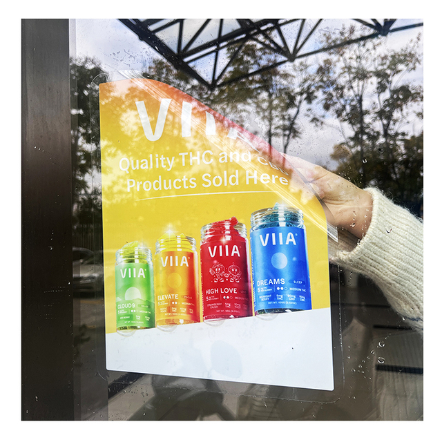 Custom Printing Window Static Cling Stickers Customized Multiple Designs Removable Window Stickers No Glue Custom Window Clings