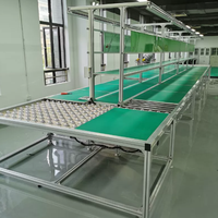 Banda Transportadora Antiestática para Línea de Ensamblaje de Posicionamiento de Aeronaves, Equipo Automatizado para Taller