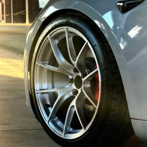 Jantes forgées monobloc SHIN 18 19 20 21 pouces 5x112 5x114.3 concaves brossées pour Tesla Model 3 Model Y Model <span class=keywords><strong>X</strong></span> - Product Image 3