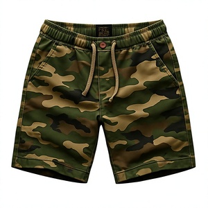 Shorts d'été décontractés pour hommes grande taille, respirants, écologiques, à carreaux, 100 % coton tissé, taille élastique, séchage rapide, pour activités de plein air - Product Image 5