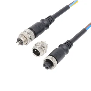 Tuv Ul Kabel Connectoren 110V/2a Metalen Ronde Paneel Connector 4 5 6 Pin Waterdichte Connector