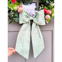 Guirlande en coton faite à la main, élégante, florale, cadeau pour enfants, nœud, fête de Pâques, décoration murale intérieure et extérieure, vente en gros, 2026