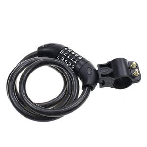 5-Digit Resettable Combination Bicycle Lock, Lightweight Portable Adjustable Anti-Theft Safety Lock - Product Image 3