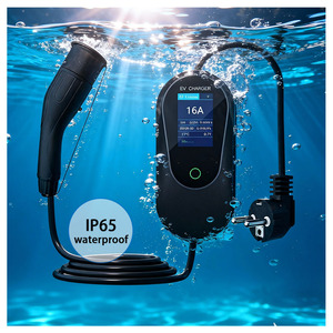 Chargeur de <span class=keywords><strong>voiture</strong></span> électrique portable intelligent 3,5 kW 16A 7 kW 32A IP66 certifié CE pour usage domestique, extérieur et intérieur, personnalisable en plusieurs langues - Product Image 6