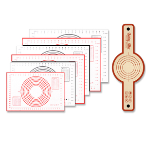 Tappetino da cucina <span class=keywords><strong>grande</strong></span> in Silicone con tappetino <span class=keywords><strong>per</strong></span> <span class=keywords><strong>impastare</strong></span> in scala <span class=keywords><strong>tagliere</strong></span> ispessito tappetino da stendere moderno Design <span class=keywords><strong>per</strong></span> uso da tavolo - Product Image 1