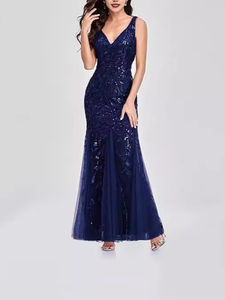 Nouvelle <span class=keywords><strong>robe</strong></span> de soirée sans manches, <span class=keywords><strong>robe</strong></span> de soirée pour femmes, <span class=keywords><strong>robe</strong></span> <span class=keywords><strong>sirène</strong></span> à paillettes - Product Image 6