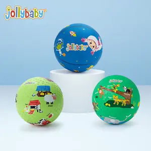 Promotion Mode benutzer definierte ausgestopfte weiche Leder pädagogische Leder Druck Ball Spielzeug für Baby