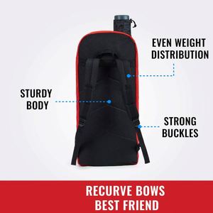 Étui noir pour arc composé de chasse et sac de transport universel portable pour arc et flèches, support universel pour tous les arcs démontables - Product Image 5