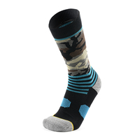 Chaussettes de basket-ball épaisses de coussin éponge de logo personnalisé de sport de plein air d'élite d'approvisionnement d'usine