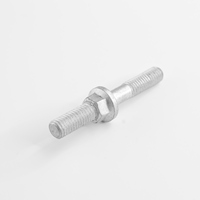 High quality Custom precision fastener Aluminum Alloy/Stainless Steel Double heads Stud Head Hollow Threaded Rod hexagon bolt