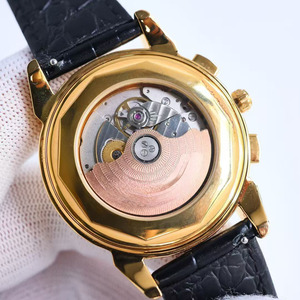 นาฬิกาข้อมือสแตนเลสสตีลคุณภาพสูง ดีไซน์คลาสสิกหรูหรา พร้อมฟังก์ชั่นแสดงวันที่ เดือน ข้างขึ้นข้างแรม และพลังงานสำรอง - Product Image 3