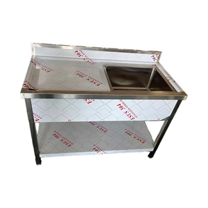 Fregadero de cocina comercial de acero inoxidable VICTORY, lavabo inoxidable, equipo de catering esencial para hoteles y restaurantes CN SHN - Product Image 5