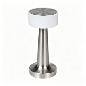 Minimalist Brass Table Lamp Crystal Bell Shade E26 LED Push Button Switch AC 85-265V CRI 90 <b>Decorative</b> Middle Size - Product Image 1