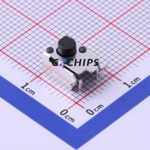 TS-1034-A4B3-D2 Tactile Switch SMD Switch Single Pole Single Throw Round Button 2.5N Horizontal Mount - Product Image 1