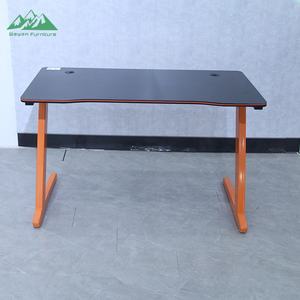Escritorio para Juegos Profesional en Forma de <span class=keywords><strong>Z</strong></span> Wayon, Mesa para PC de Fibra de Carbono con Arco Ergonómico y Detalles de Carreras para Jugadores de Deportes Electrónicos - Product Image 4