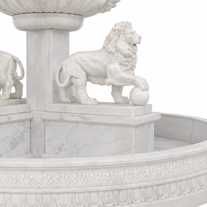 Fuente de Jardín de Mármol Blanco para Exteriores con Figuras Clásicas y Fuente de Agua para Plaza - Product Image 4