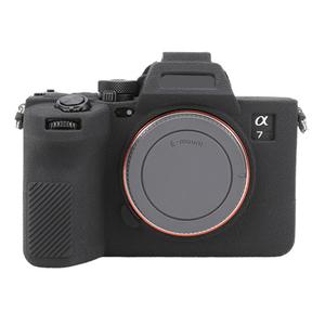 Vente chaude pour <span class=keywords><strong>Sony</strong></span> <span class=keywords><strong>Alpha</strong></span> 7 <span class=keywords><strong>V</strong></span> / ILCE-7M5 Étui de protection en silicone souple à texture de litchi - Product Image 1