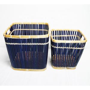 Vietnam Handcrafted Eco-Friendly <b>Bamboo</b> <b>Laundry</b> Storage <b>Basket</b> Set with Lovable Design <b>Bamboo</b> Crafts Product - Product Image 1