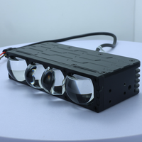Projecteur de grille LED bi-laser 6 pouces 6000K 12V 24V 214W avec lentille pour SUV, VTT, UTV tout-terrain, étanche IP67
