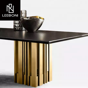 Sang Trọng Hiện Đại Ăn Bàn Và Ghế Đặt Tùy Chỉnh Thực Hiện Bằng Đá Cẩm Thạch Hàng Đầu Phòng Ăn Đồ Nội Thất 6 8 12 Chỗ Ngồi Bàn Ăn Đặt - Product Image 5