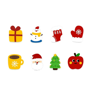 Magnet Fridge Refrigerator Metal Alloy Silver Enamel Magnetic Fridge 3D Cute Anime Vintage Tea Trips Cartoon Magnets for Fridge - Product Image 6