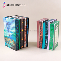 Impression de livres brochés de qualité supérieure avec bords pulvérisés, vernis sélectif et dorure à chaud pour éditeurs, personnalisation OEM