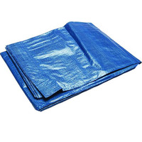 Bâche en PE imperméable robuste sur mesure de 20x30, 30x50, 40x60, 20x20, 15x15, 10x10 pieds, fabriquée en Chine