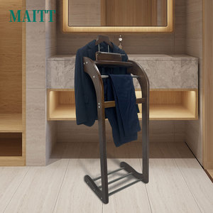 Perchero de pie engrosado y reforzado, perchero sencillo para el hogar, dormitorio y habitaciones de hotel. - Product Image 1