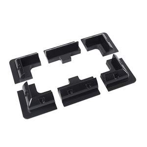 Supports de montage <span class=keywords><strong>solaire</strong></span> en ABS noir, supports d'angle réglables pour <span class=keywords><strong>camping</strong></span>-<span class=keywords><strong>car</strong></span>, yacht, fourgonnette, 4 pièces/ensemble - Product Image 5