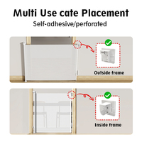 Barrière de sécurité rétractable pour bébé Prodigy SG027, facile à dérouler et à enrouler, adaptée aux escaliers, barrière en maille durable pour bébé pour les escaliers