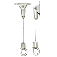 Support de câble en acier suspendu pour avion, kit de suspension en câble d'acier haute résistance, pince de suspension légère pour câble