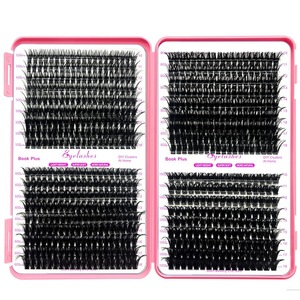 Diy Handmade Synthetic Fiber <strong>Lash</strong> <strong>Extensions</strong> D Curl Natural Style False Eyelashes 30D 40D 50D 60D 80D 100D Mix Full <strong>Strip</strong> for - Product Image 3