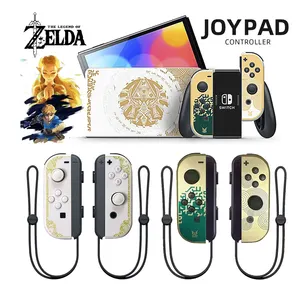 Joycon שליטה אלחוטי Gamepad Bluetooth ג 'ויסטיקים שמחות Nintendo מתג בקר עם השכמה פונקצית מתג שמחה כרית