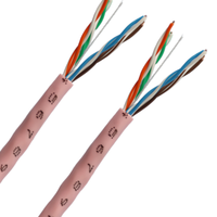 Harga Terbaik Kabel Jaringan LAN CAT6 8-Konduktor 4-Pasangan Merek HANLI untuk Komunikasi Internet