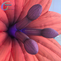 Nouvelles fleurs gonflables colorées gonflables de publicité d'Halloween