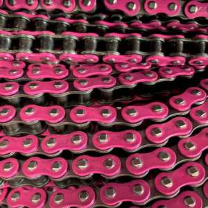 Juego de <span class=keywords><strong>Cadena</strong></span> de Motocicleta <span class=keywords><strong>Dorada</strong></span>, Nuevo, Cadenas de Piñón de Acero para Motocicletas 420 428 428H <span class=keywords><strong>520</strong></span>, Piezas de Transmisión - Product Image 3