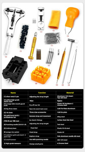 Kit de réparation de montres de haute qualité, 149 pièces, outils d'horloger, ouverture, retrait de maillons, multifonctionnel, <span class=keywords><strong>facile</strong></span> à transporter, garantie 1 an - Product Image 4