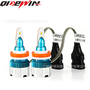 QIDEWIN <b>LED</b> <b>Headlights</b> H4 12000 Lm 50W Integrated High Low Beam Car Light - Product Image 2