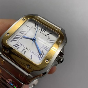 Nuevo Reloj de Lujo con Esfera Redonda, Cristal de Zafiro, Correa de Acero Inoxidable de 38 mm, Reloj de Negocios de Diseñador, Marcas Famosas para Mujer - Product Image 4